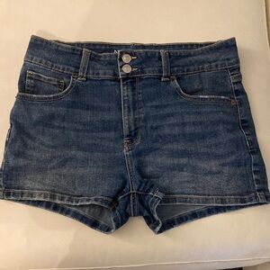 No Boundaries Dark Blue Jean Shorts